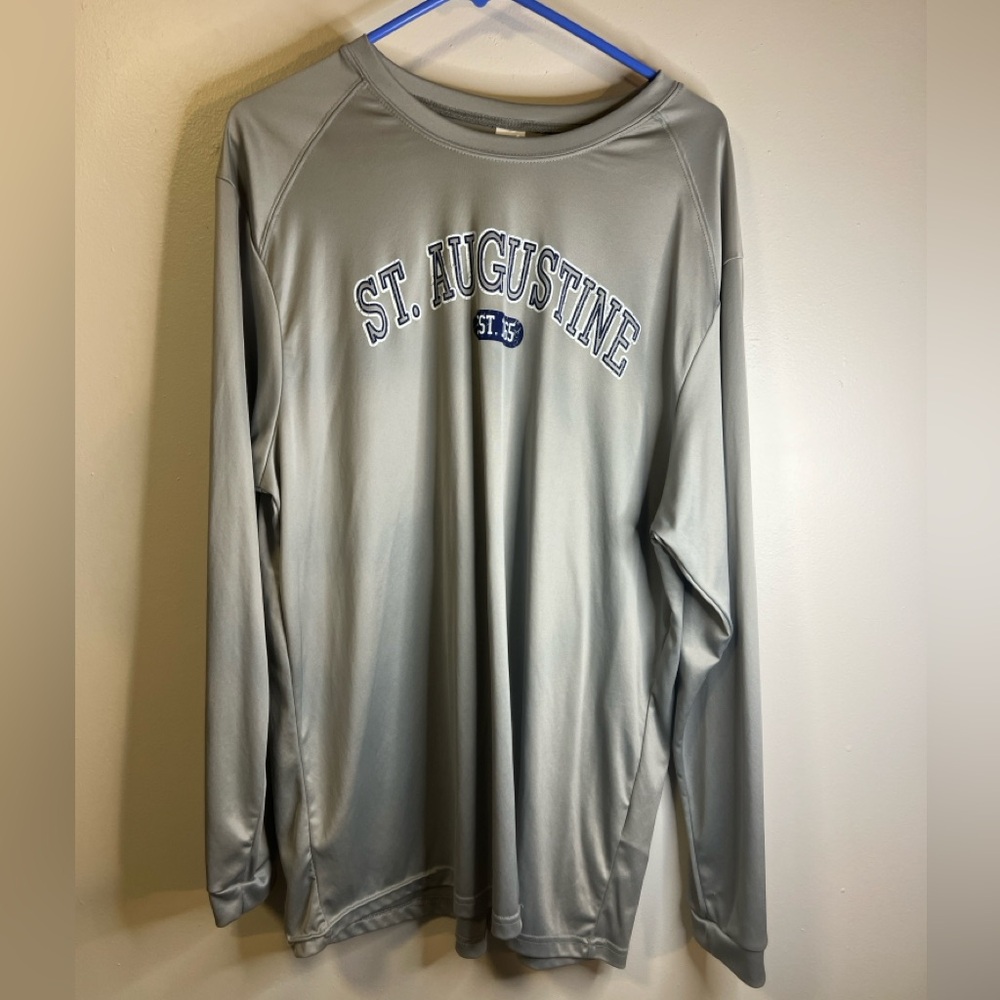 PARAGON St. Augustine Silver gray Long Sleeve Tee UPF 50+ Sun Protection